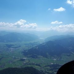 Flugwegposition um 11:32:37: Aufgenommen in der Nähe von Gemeinde Weißbach bei Lofer, 5093, Österreich in 2268 Meter